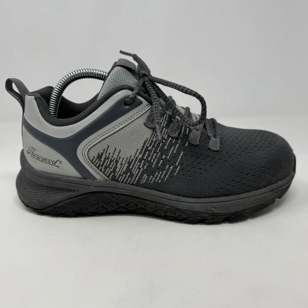 Thorogood Ast‎ Low Work & Safety Steel Toe Shoes (809-6112) Gray Men's Size 8 M